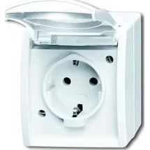 Busch-Jaeger Schuko-Steckdose 1 St. Weiß