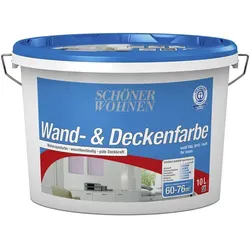 SCHÖNER WOHNEN FARBE Wand- und Deckenfarbe »Wand- & Deckenfarbe«, Weiß, matt - weiss