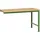 Manuflex Ansatztisch UNIVERSAL Spezial, Tischplatte Multiplex, 1500x1000, resedagrün
