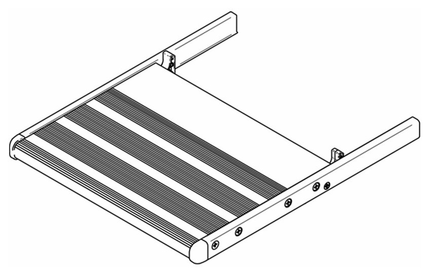 Thule-Omnistor Trittbrett komplett Thule Slide-Out Step V12 12V 700