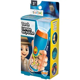 Buki 6340 - Kinder-Taschenlampe mit augenschonendem LED-Licht | Sicher, leicht & ideal für kleine Entdecker ab 3 Jahren