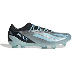 adidas X Crazyfast Messi.1 FG Herren - silber/hellblau/schwarz-48