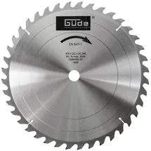 Güde - Kreissägeblatt HM 400x30x40Z (Hartmetall Brennholzsägeblatt 400x30, 40 Zähne)