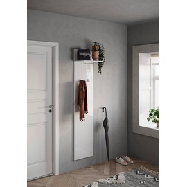 INOSIGN Garderobenpaneel »Frame«, mit Ablage, Kleiderstange, Kleiderhaken weiß