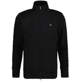 GANT Regular Shield Full Zip Sweatjacke Herren Schwarz XXL