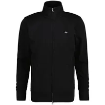 GANT Regular Shield Full Zip Sweatjacke Herren Schwarz XXL