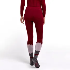 Falke Warm Long Tight Damen-rot, Größe S (auch verfügbar in M, XL)
