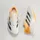 adidas Adizero Evo SL Herren Crystal White/Lucid Tangerine/Iron Metallic 40 2/3