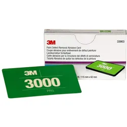 3M Lackkorrektur Handschleifsystem, Schleifblüte 3000, kartenformat 115 mm x 67 mm
