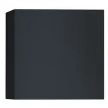 Helestra Außenwandleuchte Aluminium 10 x 10 cm dimmbar IP54 mattschwarz