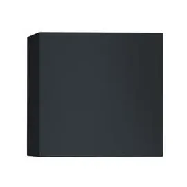 Helestra Außenwandleuchte Aluminium 10 x 10 cm dimmbar IP54 mattschwarz
