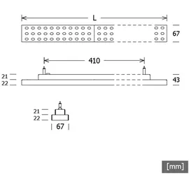 LTS Licht & Leuchten Pendelleuchte 36W 60° weiß Kunststoff