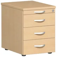Geramöbel Rollcontainer Speed Office Buche-Nachbildung 430 x 600 x