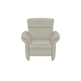 meinSofa Fernsehsessel Manon Leder 98 x 94 x 92 cm Grau
