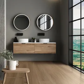 ML-Design PVC Bodenbelag Click Vinyl-Dielen 4,2mm, Dicke 4,2mm, 3,08m2/14 Dielen, Golden Hour Eiche Braun Holzoptik, wasserfest, Belastungsklasse 34