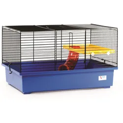 Mäusekäfig Hamsterkäfig Nagerkäfig 49x32,5x29cm mit Zubehör