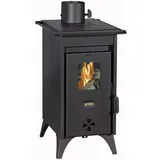 Prity Mini D-Eco Planet Kaminofen mit Kochherd Werkstattofen 6,3 kW  BimSchV 2