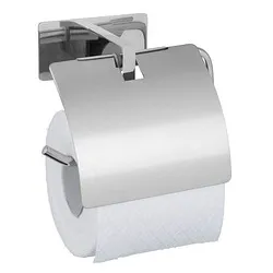 WENKO Toilettenpapierhalter Genova Shine silber, glänzend