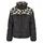 URBAN CLASSICS Aop Sherpa Mixed Steppjacke Black / Sand Leo XS
