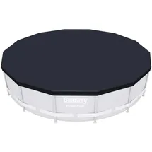 BESTWAY Flowclear Pool-Abdeckplane grau 427 cm