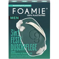 FOAMIE Men 3in1 Feste Duschpflege Back to the roots