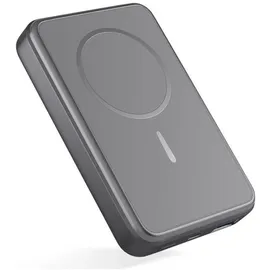 Epico Mag+ Aluminium Power Bank 10.000mAh (10000 mAh, 37 Wh), Powerbank, Grau