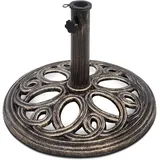 Costway Schirmständer Gusseisen 38/48 mm Bronze