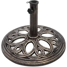 Costway Schirmständer Gusseisen 38/48 mm Bronze