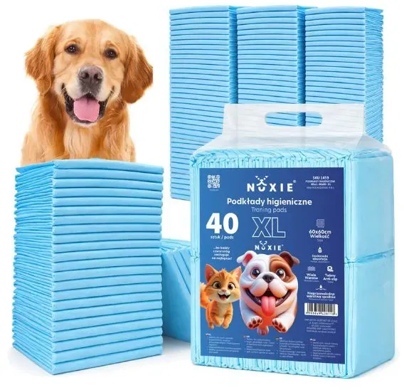 NUXIE® Hundematte, Hygieneeinlagen 40 Stück 60x60cm xl