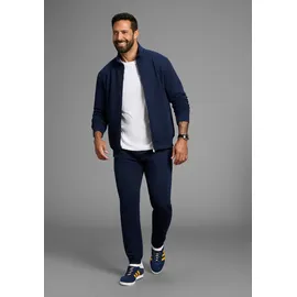 MAN'S WORLD Sweatjacke »Jogginganzug« Set, für Sport und Freizeit auch in Grosse Größen Gr. XL, marine, , 76048446-XL