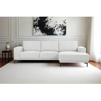 PLACES OF STYLE Ecksofa »Polsterecke Oland, Struktur, Flachgewebe, Luxus-Microfaser,