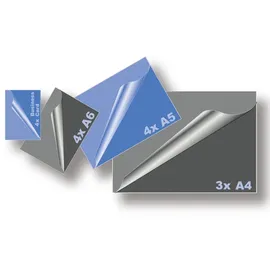 Olympia 4 in 1 Laminierset mit Laminiergerät A210 Laminierfolien Eckenrunder Schneidegerät