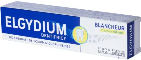 Elgydium Weisse Zähne Zahnpasta Zitrone Tube 75ml