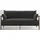 Playboy Schlafsofa 3-Sitzer Grau