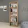 [en.casa] Bücherregal Vara 172 x 55 x 20 cm Eiche-Optik