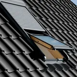 VELUX Elektro-Rollladen SML MK10 0000S Aluminium Dunkelgrau,