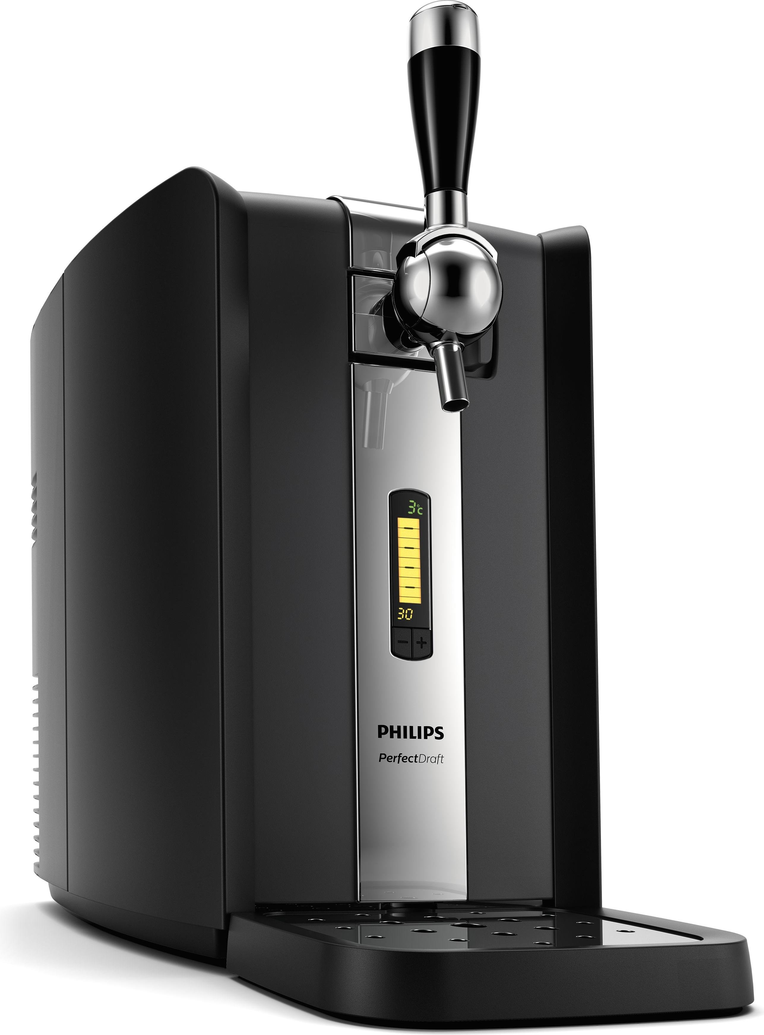 Philips PerfectDraft HD3720/25, Getränkespender, Schwarz, Silber