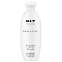 Klapp Cosmetics Clean & Active Exfoliator Lotion Dry Skin 250 ml