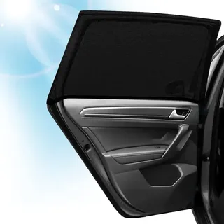 luxuskollektion Auto Sonnenschutz Baby UV Schutz Sonnenblende Kinder Universalrechtsgültig - Schwarz