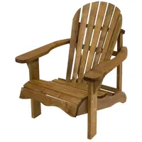 Lemodo Gartenstuhl im Design eines Adirondack Stuhl, Gartenstuhl-Hochlehner aus