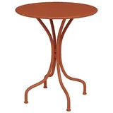 vente-unique Gartentisch Ø 60 x 70 cm Rot/Braun