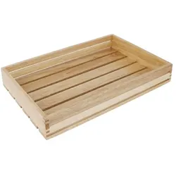 Olympia flache Holzkiste