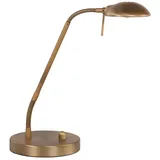 Steinhauer Tischleuchte Tischlampe dimmbar LED Nachttischleuchte Leselampe bronze beweglich
