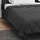 vidaXL Ganzjahresbettdecke Anthrazit 220 cm Mikrofaser