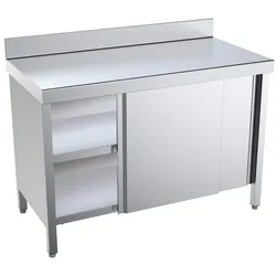Tisch mit türen 2 türen 2 regale - 1600x600x850 mm - 16106PMF Eurast