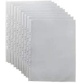 Lands Prospekthüllen DIN A3 transparent genarbt 0,08 mm, 10 St.