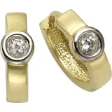 Celesta Creolen Celesta Gold 375 Gelbgold Zirkonia