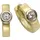 Celesta Creolen Celesta Gold 375 Gelbgold Zirkonia