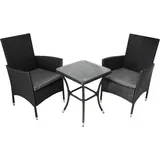 MONSTER SHOP Bistroset 7-tlg. Schwarz