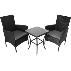 MONSTER SHOP Bistroset 7-tlg. Schwarz